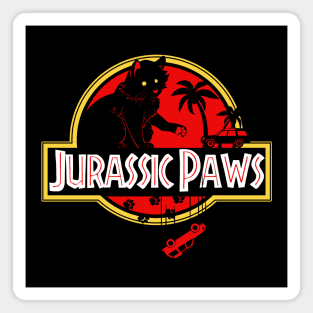 Jurassic Paws Magnet